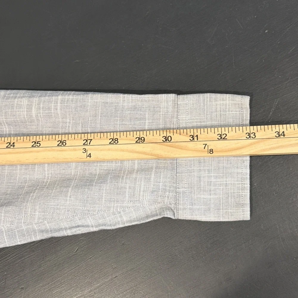 Banana Republic Chambray Shirt Mens Large Light Blue Soft Wash Slim Fit